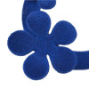 E-4517 4 Colors Flower Shape Flocking Acrylic Earrings Big Earrings Party Jewelry