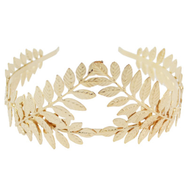 F-0480 2 Style New Fashion Gold Plated Alloy Hairband Leaf Shape Hair Jewelry