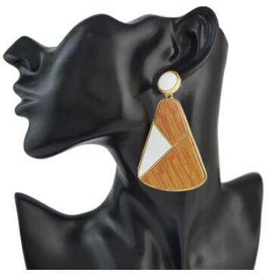 E-4531 3 Colors Bohemian Geometric Shape Acrylic Earrings for Women Fashion Party Jewelry