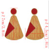 E-4531 3 Colors Bohemian Geometric Shape Acrylic Earrings for Women Fashion Party Jewelry