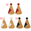 E-4531 3 Colors Bohemian Geometric Shape Acrylic Earrings for Women Fashion Party Jewelry