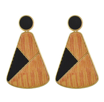 E-4531 3 Colors Bohemian Geometric Shape Acrylic Earrings for Women Fashion Party Jewelry