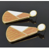 E-4531 3 Colors Bohemian Geometric Shape Acrylic Earrings for Women Fashion Party Jewelry