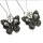 E-4528 Bohemian Silver Metal Butterfly Shape Craved Human Skeleton  Drop Earrings for Women Fashion Jewelry