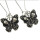 E-4528 Bohemian Silver Metal Butterfly Shape Craved Human Skeleton Drop Earrings for Women Fashion Jewelry