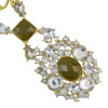 N-0051 Bohemia 2 Styles Faux Pearl Flower Rhinestone Gold Plated Chain Statement Necklace Women Jewelry N-0027
