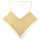 N-7026 New Fashion Gold Silver Plaated Crystal Hollow out Bra Necklace