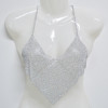 N-7026 New Fashion Gold Silver Plaated Crystal Hollow out Bra Necklace