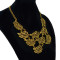N-0006 Fashion Gold Silver Metal Moon Pendant Choker Necklaces for Women Bohemian Party Jewelry