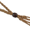 F-0481 Bohemian Handmade Ethnic Gypsy Wood Beads Feather  Hairband Hair Clip Hair Jewelry