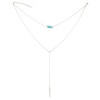 N-7028 Bohemian Multilayer Necklace Turquoise Pendant Necklace for Women