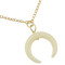 N-7029 Multilayer Gold Silver Alloy Crescent Moon Necklace For Women Bohemian Party Jewelry Gift