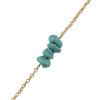 N-7030 2 Colors Trendy Simple Turquoise Pendant Necklace for Women Jewelry