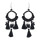 E-4541 Bohemian Handmade Drop Dangle Earrings Big Long Pendant Tassels Statement Earring
