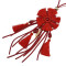 N-7036 4 Colors Trendy Long Drop Pendant Tassel Acrylic Snakeskin Pattern Necklace