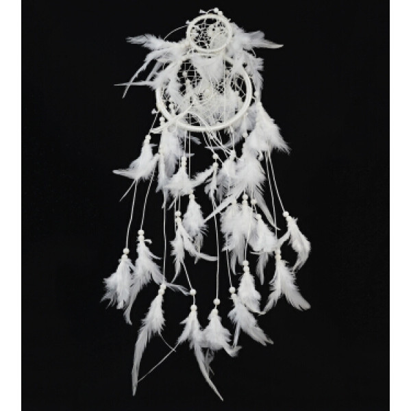 N-7032 White Dream Catcher Hanging Decorations For Car Room Wall Home Hanging Decoration Ornament