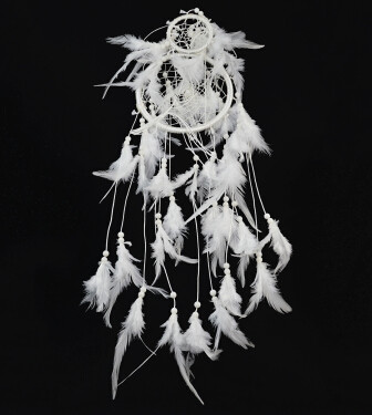 N-7032 White Dream Catcher Hanging Decorations For Car Room Wall Home Hanging Decoration Ornament