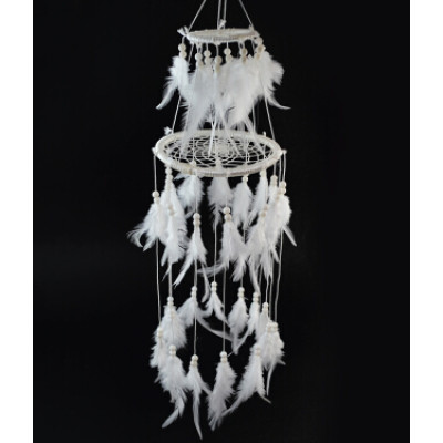 N-7032 White Dream Catcher Hanging Decorations For Car Room Wall Home Hanging Decoration Ornament
