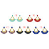 E-4547 6 Colors Bohemian Cotton Tassel Drop Earrings for Women Party Anniversary Gift