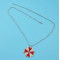 N-5328 European style silver Metal alloy triangle pendant necklace for women