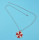 N-5328 European style silver Metal alloy triangle pendant necklace for women