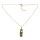 N-5771  European style Gold Metal alloy Left pendant necklace for women
