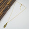 N-5771  European style Gold Metal alloy Left pendant necklace for women
