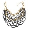 N-1013 New Arrival European Style Gold Black Link Snake Chain Choker Necklace