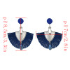 E-4551 5 Colors Bohemian Cotton Tassel Drop Earrings for Women Party Anniversary Gift