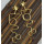 E-4548 Unique Gold Silver Alloy Geometric Shape Long Drop Earrings for Women Bohemian Party Anniversary Jewelry