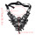 N-1637 Gothic&Punk Personality Crystal Rhinestone Choker  Necklace Ribbon Chain Sweater  Necklaces