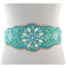 N-7041 Fashion Turquoise Beads Statement Waist Belly Chains for Women Bohemian Party Jewelry
