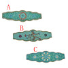 N-7041 Fashion Turquoise Beads Statement Waist Belly Chains for Women Bohemian Party Jewelry