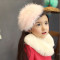 F-0482 Children Handmade Woolen Plush  Feather Cute Hairband Headband Hair Jewelry