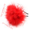 F-0482 Children Handmade Woolen Plush  Feather Cute Hairband Headband Hair Jewelry