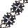 N-7044 2 Colors Women Silver Metal Crystal Flower Belly Chains Summer Beach Sexy Body Jewelry