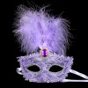 N-7046 New Gold Plated Gothic Silk Needle Lace Chain Hollow Out Crystal Rhinestone feather Mask