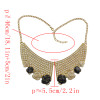 N-1532 Fashion Gold Chain Flower Pearl Choker Necklace