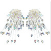 E-4555 4 Colors Fashion Resin Beads Statement Drop Earrings for Women Lady Wedding Party Jewelry