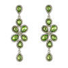 E-4561 2 Styles Shiny Crystal Beads Statement Long Drop Earrings for Women Bridal Party Jewelry Gift