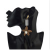 E-4559 3 Colors Trendy Acrylic Flower Shaped Stud Earrings for Women Bridal Party Jewelry Gift