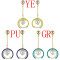 E-4563 3 Colors Fashion Gold Metal Pearl Long Drop Earrings for Women Bridal Wedding Party Jewelry