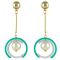 E-4563 3 Colors Fashion Gold Metal Pearl Long Drop Earrings for Women Bridal Wedding Party Jewelry