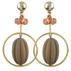 E-4568 3 Colors Trendy  Gold Metal Rhinestone Drop Earrings For Women Party Jewelry