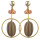 E-4568 3 Colors Trendy  Gold Metal Rhinestone Drop Earrings For Women Party Jewelry