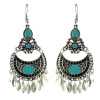 E-4581 Bohemian Retro Drop Dangle Earrings Tassels Hook Earring for Women