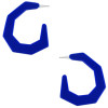 E-4590 8 Colors Geometric Acrylic Hoop Earrings For Women Charm Party Jewelry Wholesale
