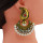 E-4586 Fashion Bohemian Gold Plated Alloy Crystal Rhinestone Pearl Drop Dangle Earrings