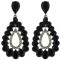 E-4588 4 Colors waterdrop Earrings With Crystal For Women Wedding Bridal Long Dangle Earring