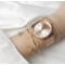 B-0888 Trendy Lady Gold Metal Knot Arrow Round Shape Open Cuff Bangles Bracelet For Women
